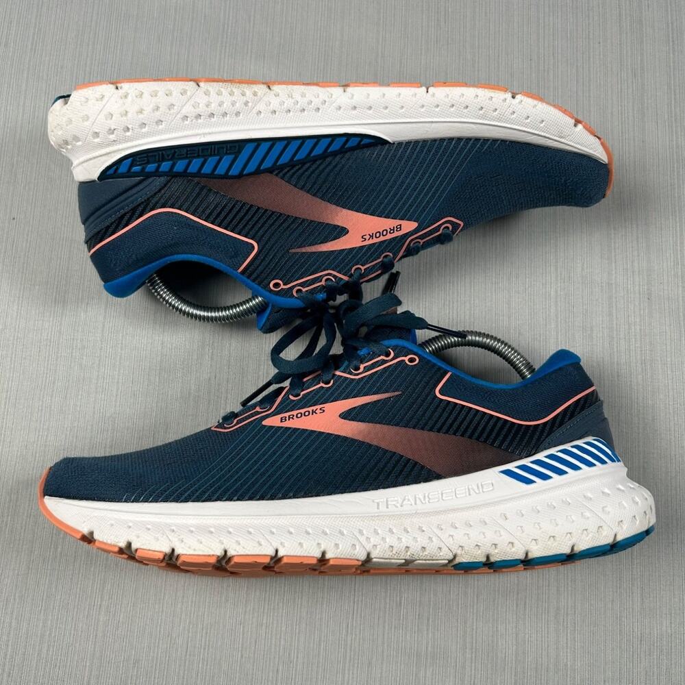 Brooks Transcend 7 Women's Running Shoes Blue Synthetic Mesh Size 10 1203191B480